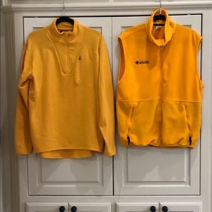 Ski vest and ski base layer